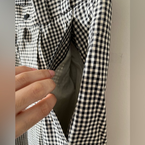 Gianni Versace Vintage Checkered Cotton Trousers (Size 44) - Picture 4 of 15